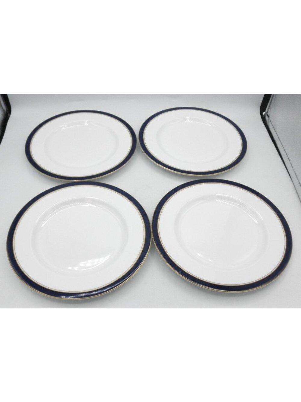 York Blue by Block Salad Plates 8.5 inches Set of 4 Pattern BLOYOB